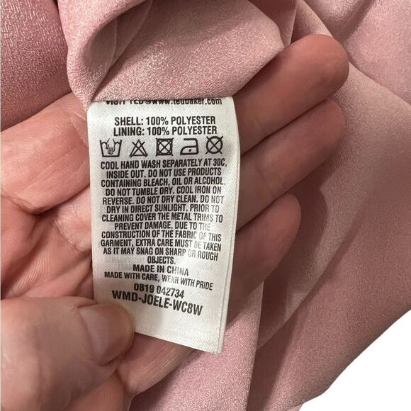 TED BAKER JOELE EMBELLISHED CUFF
SHIFT DUSTY ROSE DRESS 2 / us 6 - Picture 16 of 16